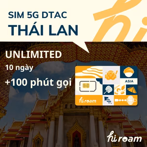 SIM 5G Thái Lan DTAC TỶ GB Unlimited