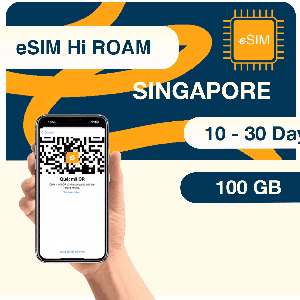 eSIM 5G Singapore 100GB Unlimited 256kbps