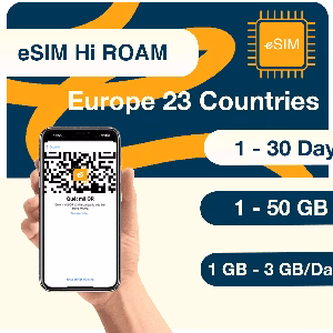 eSIM Châu Âu 41 Nước