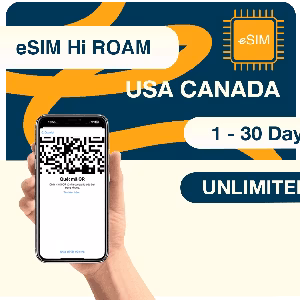 eSIM Mỹ Canada Unlimited