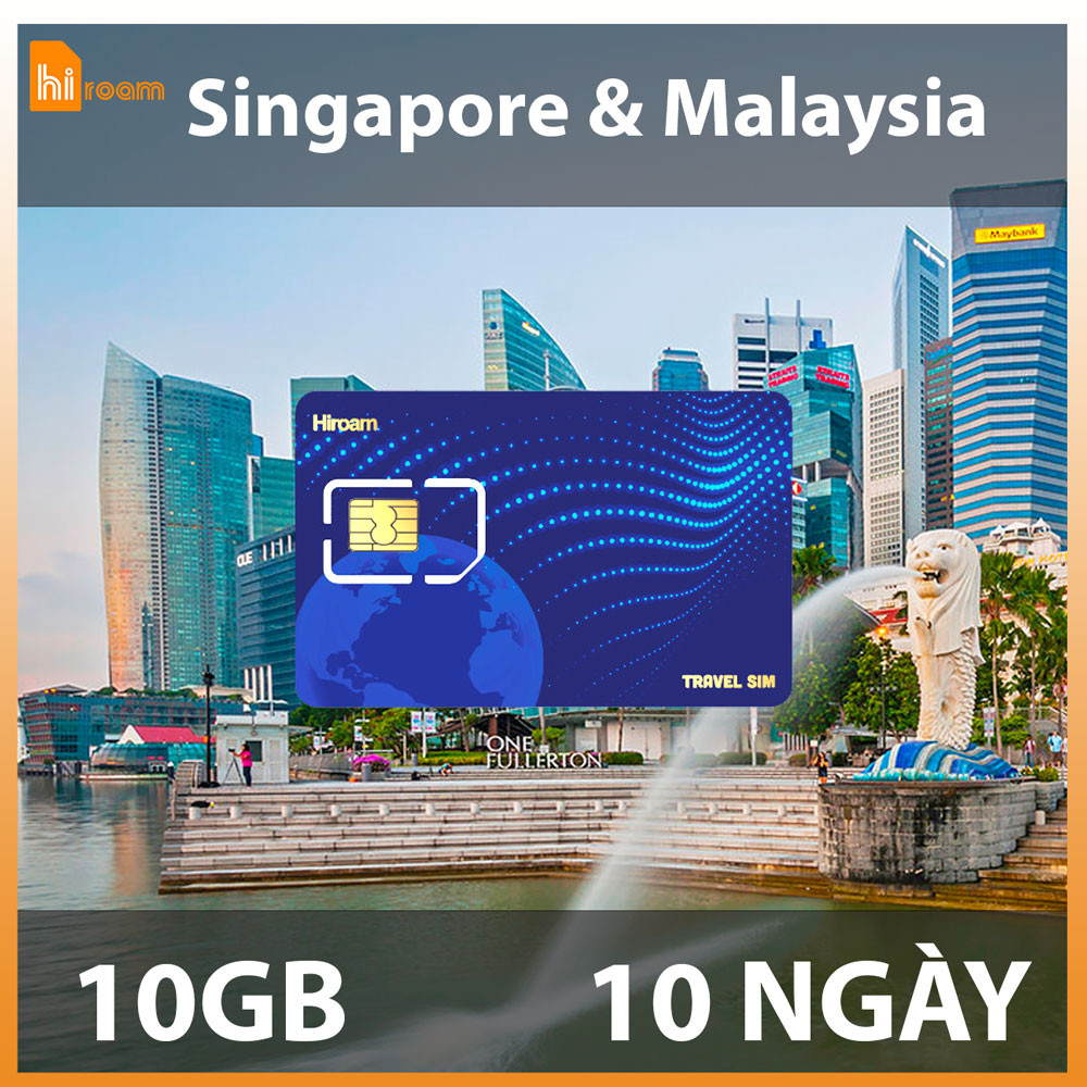 Sim du lịch Singapore & Malaysia