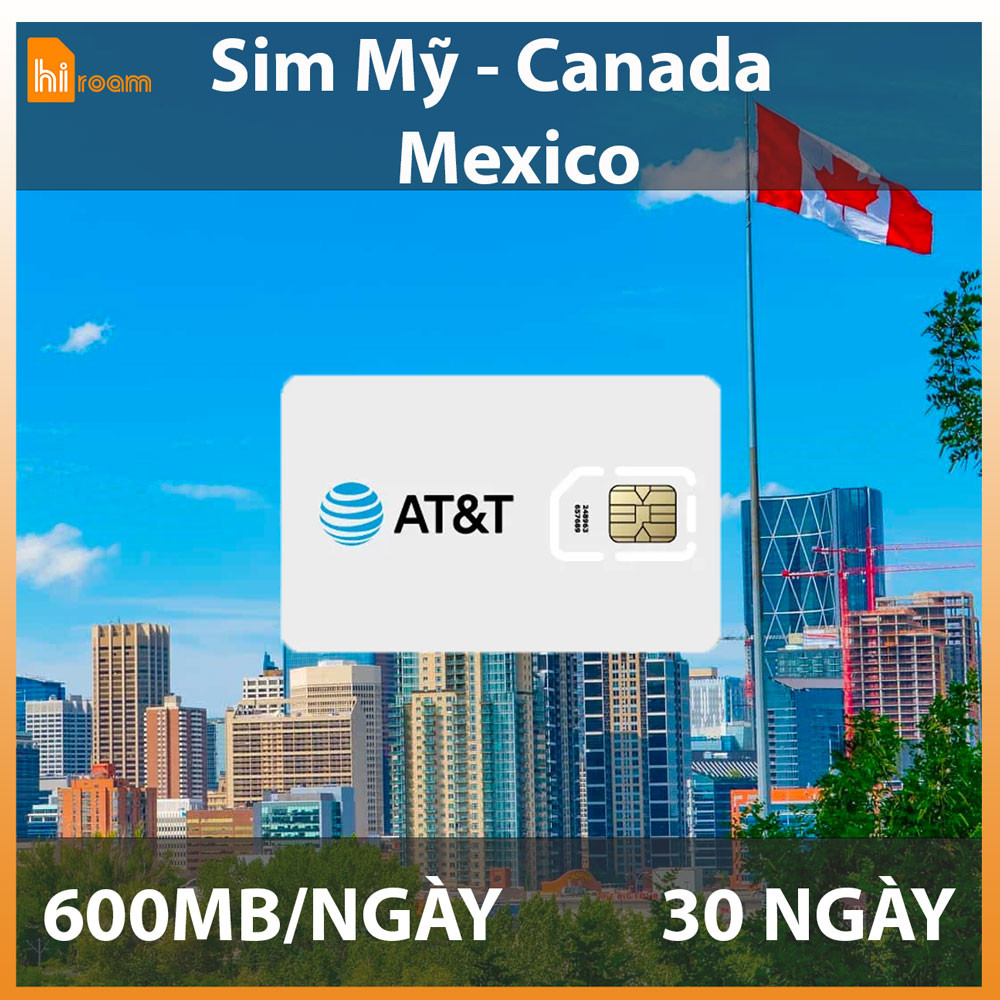 Sim Canada - Mỹ - Mexico