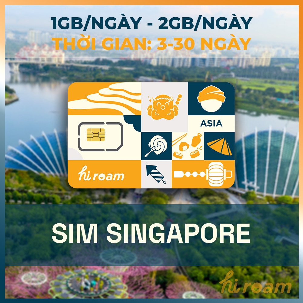 SIM du lịch Singapore