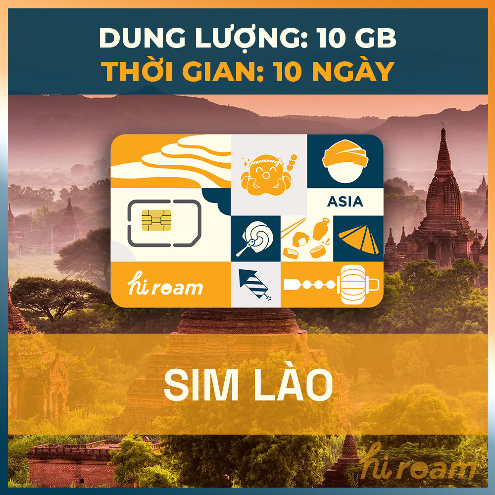 Sim du lịch Lào