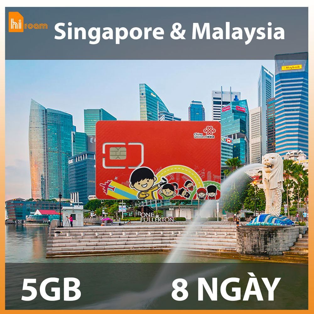Sim Du Lịch 3 Nước Singapore - Malaysia - Indonesia