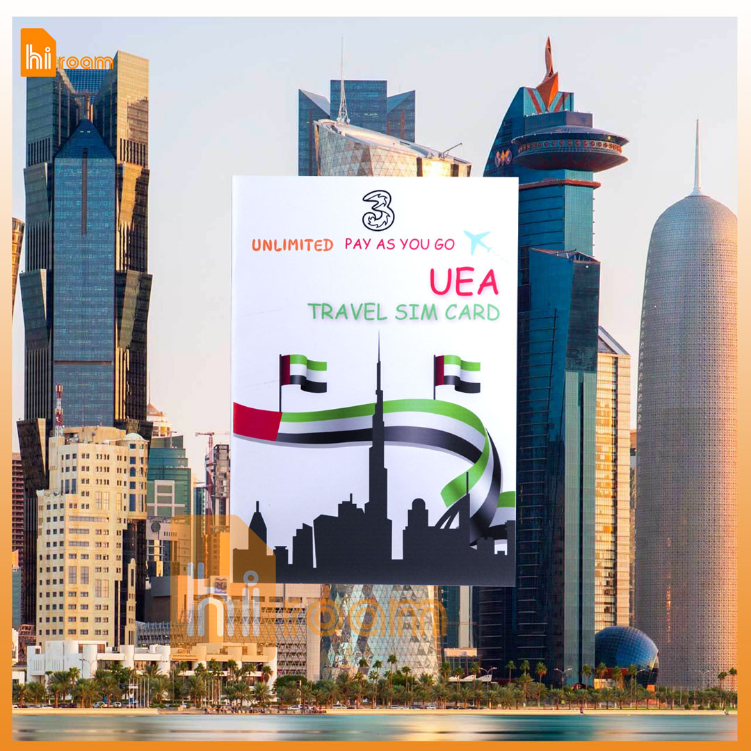 Sim Du Lịch UAE 30 Ngày 3Gb Unlimited